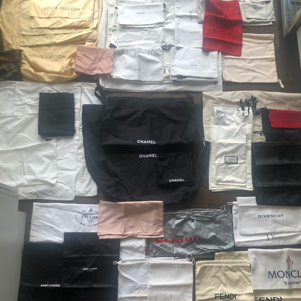 72 Designer Dust Bags